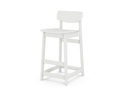 POLYWOOD Modern Studio Urban Lowback Bar Chair