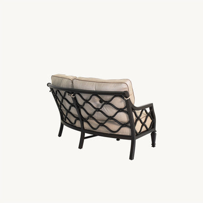 Castelle Villa Bianca Cushioned Crescent Loveseat, view 2
