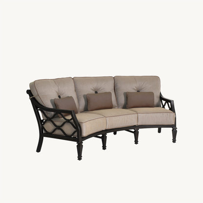 Castelle Villa Bianca Cushioned Crescent Sofa, view 3