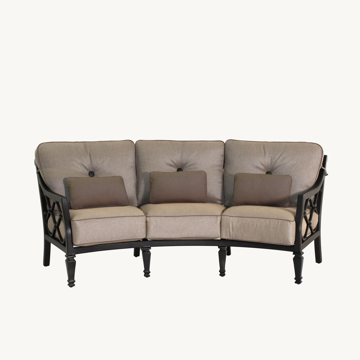 Castelle Villa Bianca Cushioned Crescent Sofa, view 6