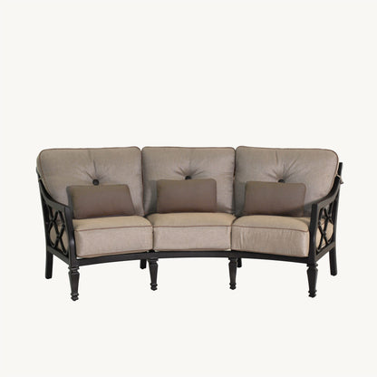 Castelle Villa Bianca Cushioned Crescent Sofa, view 6