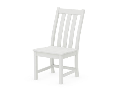 POLYWOOD Vineyard Dining Side Chair in Vintage White