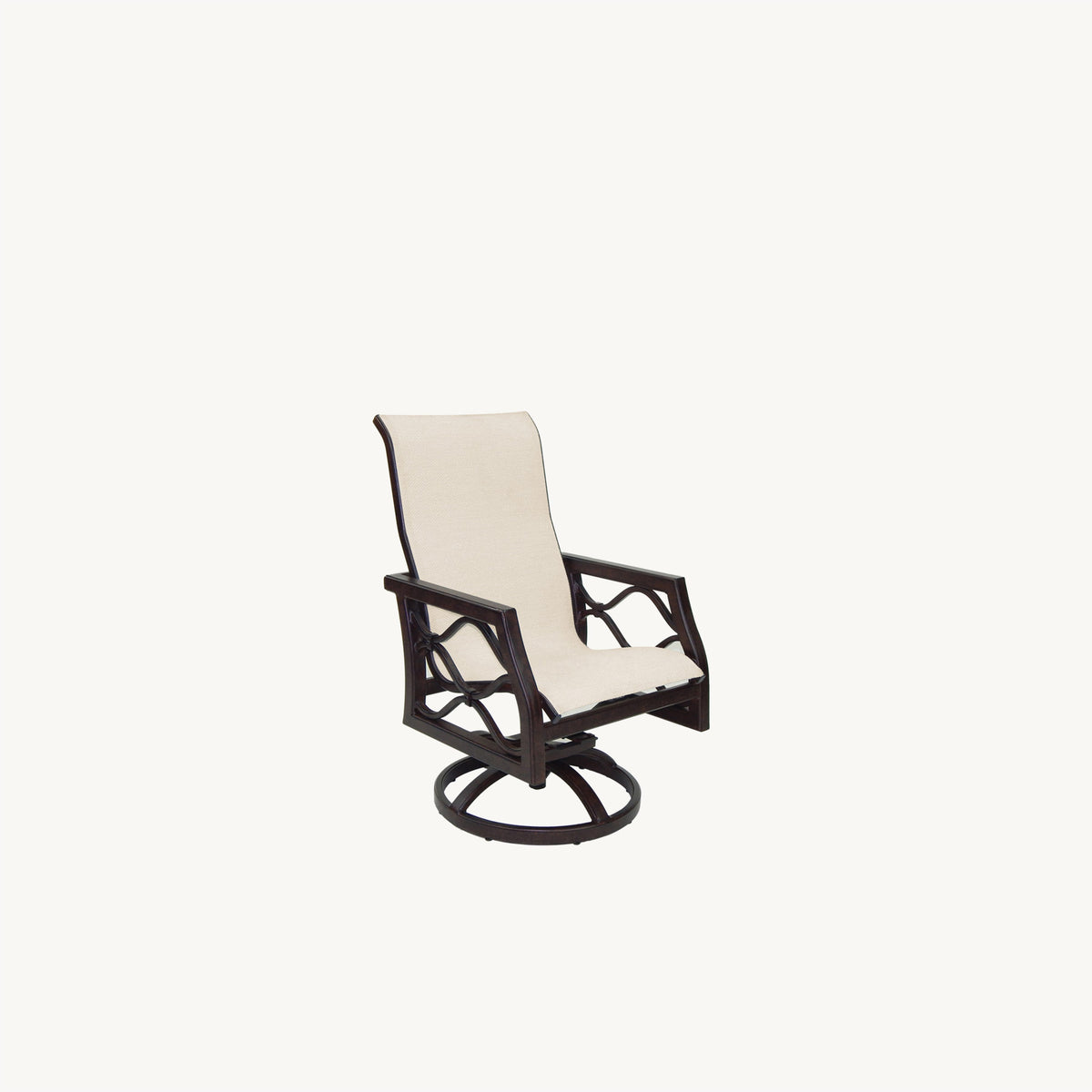 Castelle Villa Bianca Sling Swivel Rocker, view 2