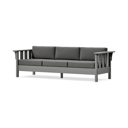 POLYWOOD Acadia Deep Seating Sofa in Slate Grey / Ash Charcoal