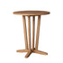 Lloyd Flanders Teak 30" Round Balcony Table, lifestyle photo 1