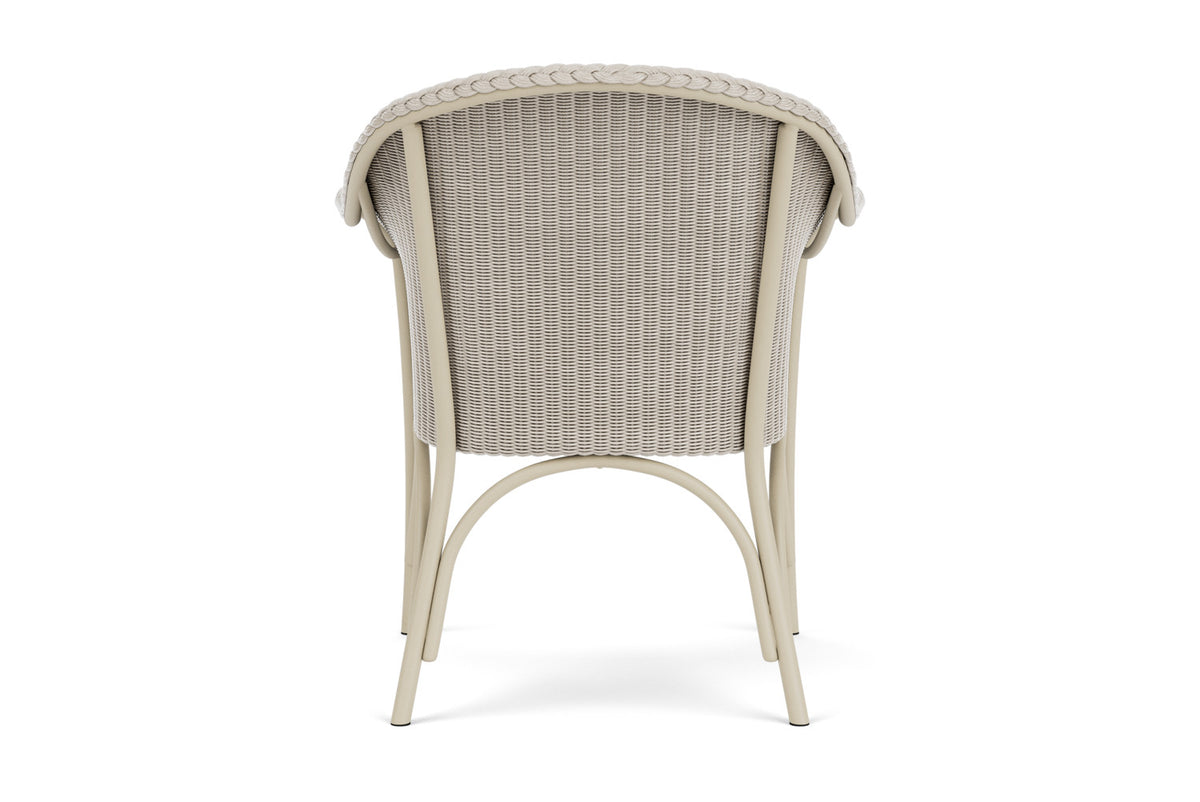 Lloyd Flanders All Seasons Lounge Chair in Linen with Hayden Sand fabric, view 7