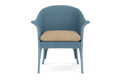 Lloyd Flanders All Seasons Lounge Chair in Stillwater with Hayden Sand fabric