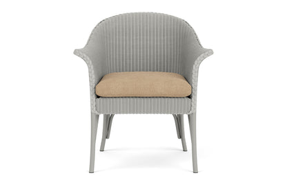 Lloyd Flanders All Seasons Lounge Chair in Platinum with Hayden Sand fabric