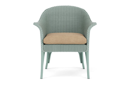 Lloyd Flanders All Seasons Lounge Chair in Sea Glass with Hayden Sand fabric
