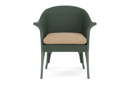Lloyd Flanders All Seasons Lounge Chair in Spruce with Hayden Sand fabric