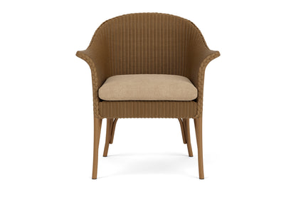 Lloyd Flanders All Seasons Lounge Chair in Hickory with Hayden Sand fabric