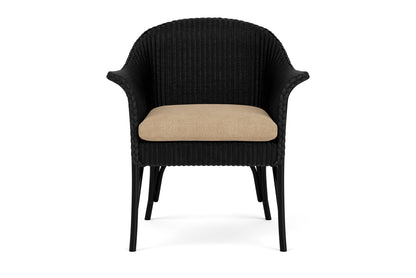 Lloyd Flanders All Seasons Lounge Chair in Ebony with Hayden Sand fabric
