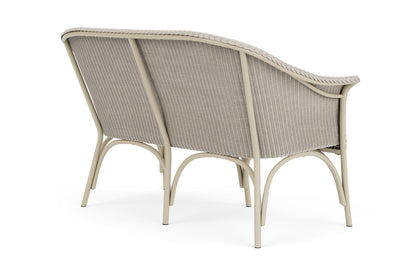 Lloyd Flanders All Seasons Settee in Linen with Hayden Sand fabric, view 6