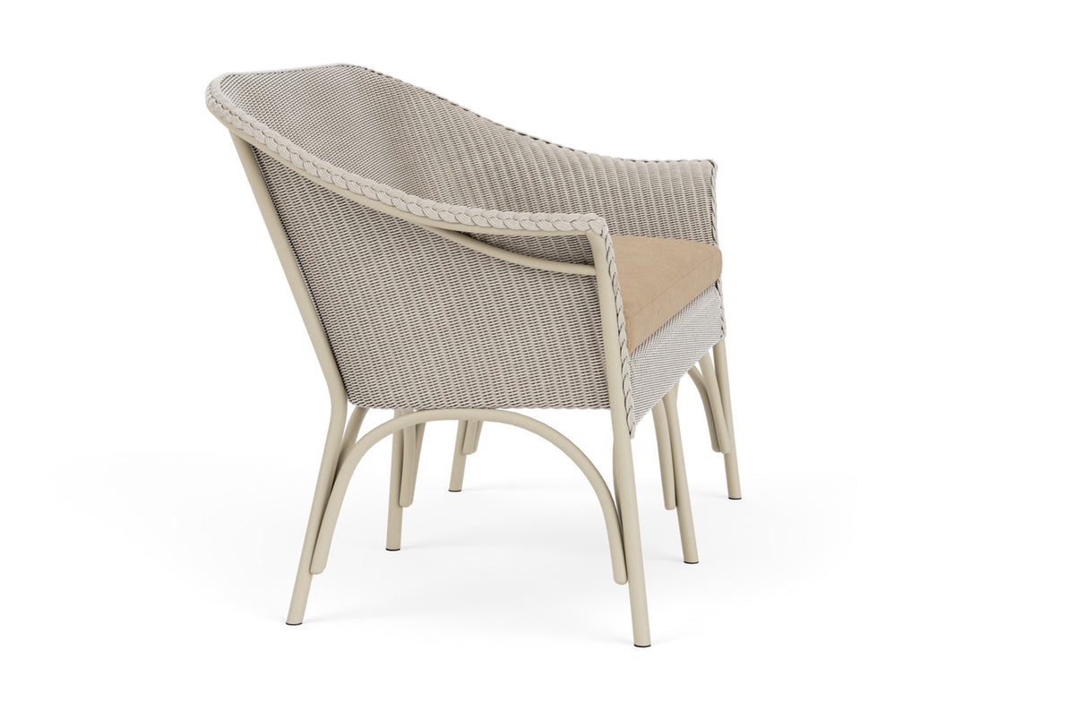 Lloyd Flanders All Seasons Settee in Linen with Hayden Sand fabric, view 4