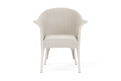 Lloyd Flanders All Seasons Dining Armchair with Padded Seat in Antique White