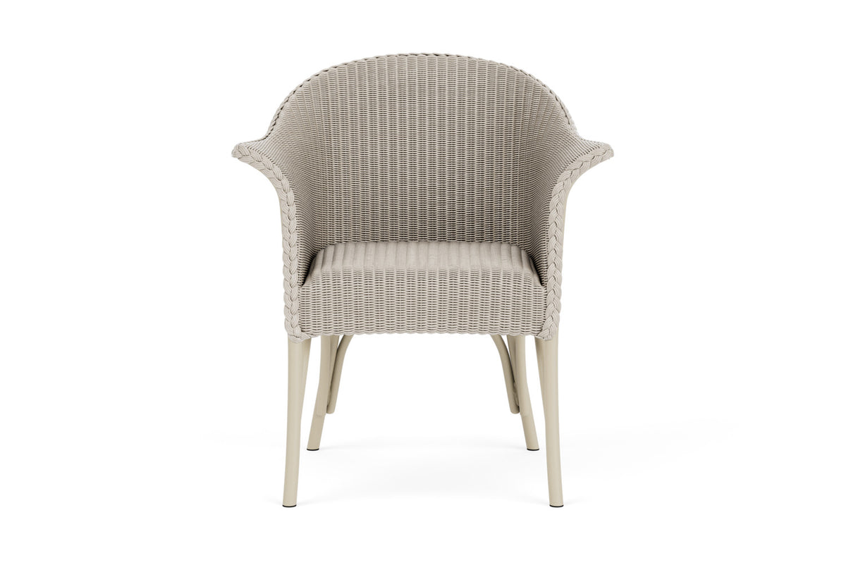 Lloyd Flanders All Seasons Dining Armchair with Padded Seat in Linen