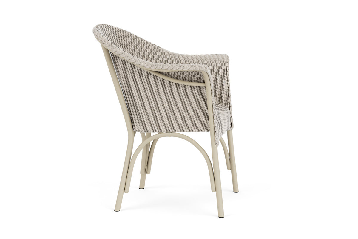 Lloyd Flanders All Seasons Dining Armchair with Padded Seat in Linen, view 4