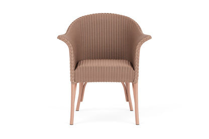 Lloyd Flanders All Seasons Dining Armchair with Padded Seat in Rosewood