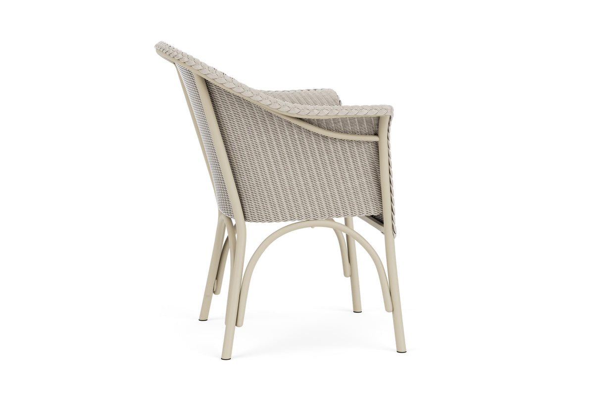 Lloyd Flanders All Seasons Dining Armchair with Padded Seat in Linen, view 5