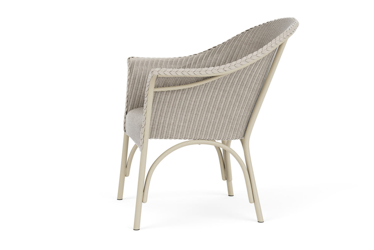 Lloyd Flanders All Seasons Lounge Chair with Padded Seat in Linen, view 9