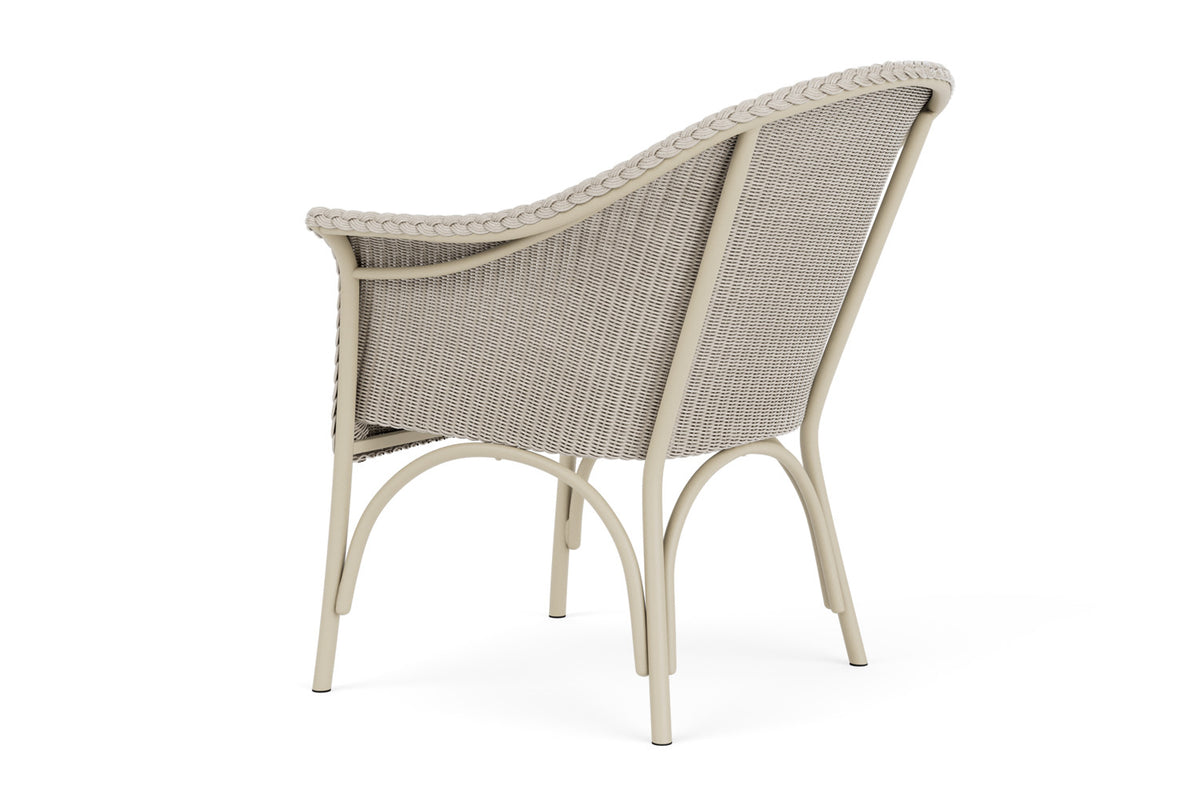 Lloyd Flanders All Seasons Lounge Chair with Padded Seat in Linen, view 8