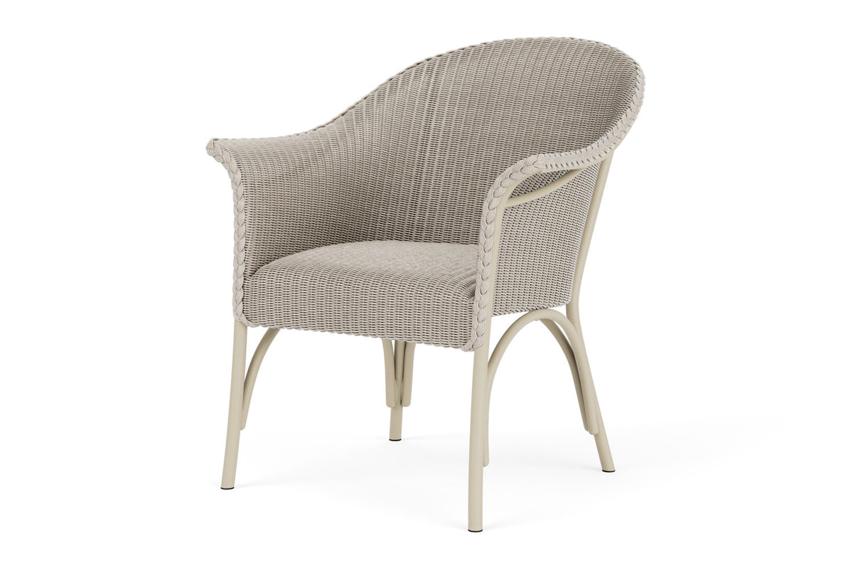 Lloyd Flanders All Seasons Lounge Chair with Padded Seat in Linen, view 10