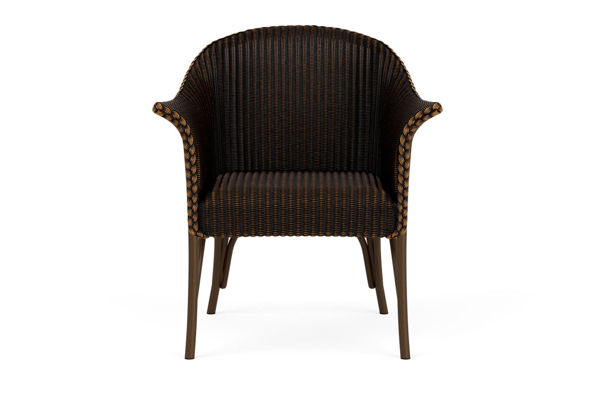 Lloyd Flanders All Seasons Lounge Chair with Padded Seat in Mink