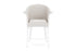 Lloyd Flanders All Seasons Balcony Stool with Padded Seat in White