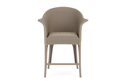 Lloyd Flanders All Seasons Balcony Stool with Padded Seat in French Beige