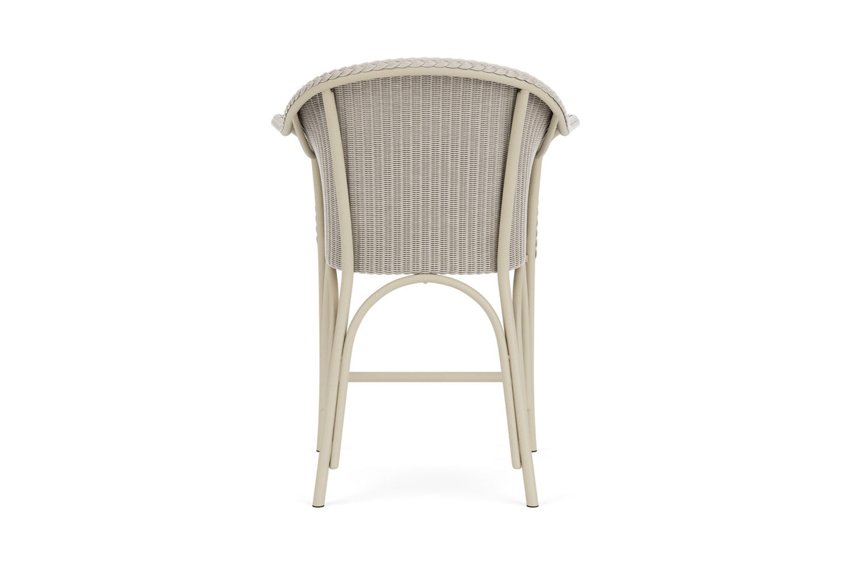 Lloyd Flanders All Seasons Balcony Stool with Padded Seat in Linen, view 7
