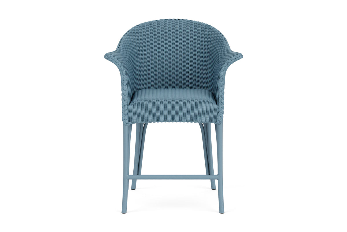 Lloyd Flanders All Seasons Balcony Stool with Padded Seat in Stillwater