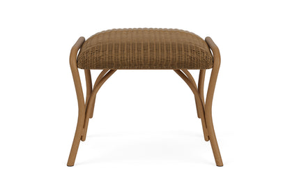 Lloyd Flanders All Seasons Ottoman with Padded Seat in Hickory