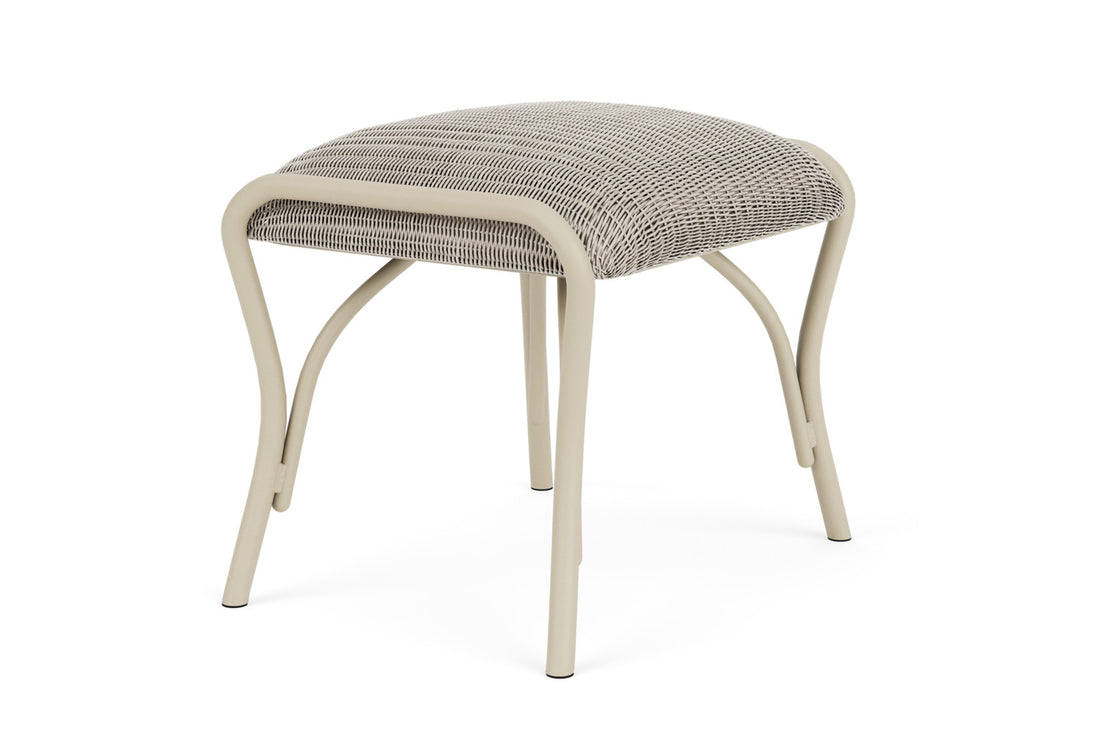 Lloyd Flanders All Seasons Ottoman with Padded Seat in Linen, view 3