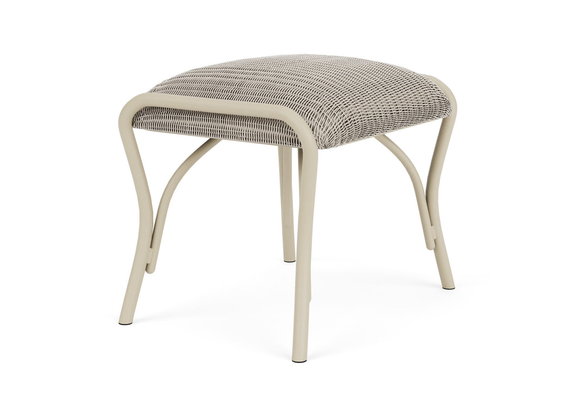 Lloyd Flanders All Seasons Ottoman with Padded Seat in Linen, view 3
