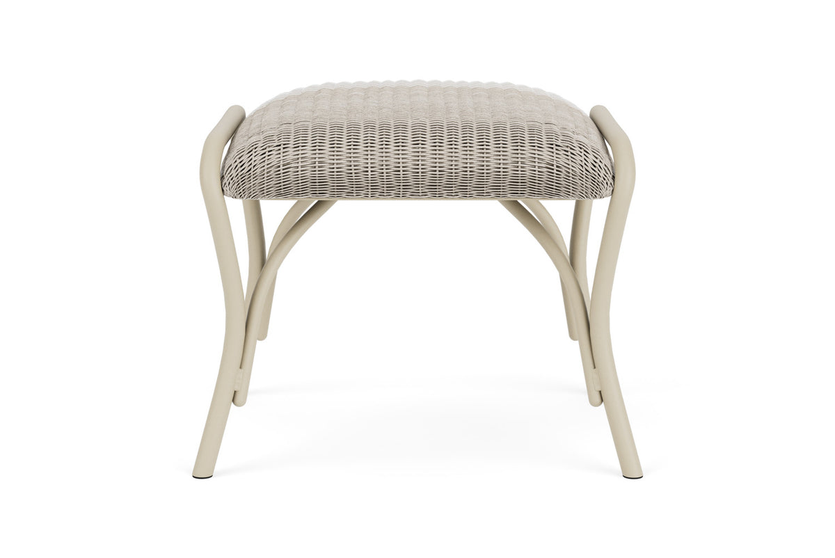 Lloyd Flanders All Seasons Ottoman with Padded Seat in Linen