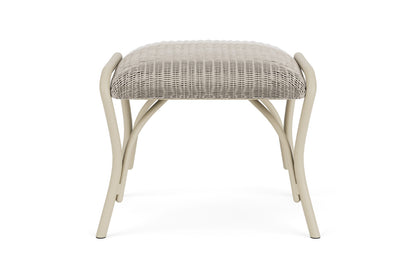 Lloyd Flanders All Seasons Ottoman with Padded Seat in Linen