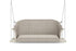 Lloyd Flanders All Seasons Settee Swing with Padded Seat in Linen