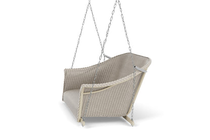 Lloyd Flanders All Seasons Settee Swing with Padded Seat in Linen, view 9