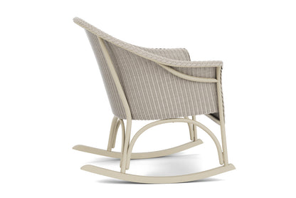 Lloyd Flanders All Seasons Lounge Rocker with Padded Seat in Linen, view 5
