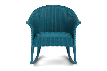 Lloyd Flanders All Seasons Lounge Rocker with Padded Seat in Peacock