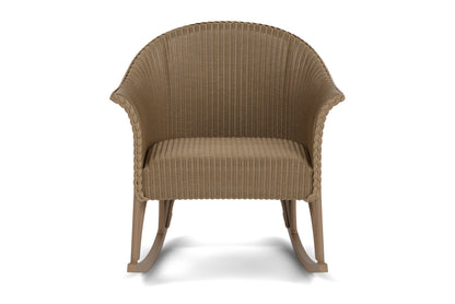 Lloyd Flanders All Seasons Lounge Rocker with Padded Seat in Fawn