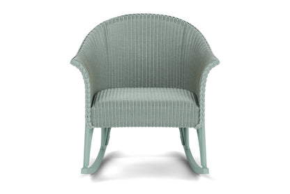 Lloyd Flanders All Seasons Lounge Rocker with Padded Seat in Sea Glass