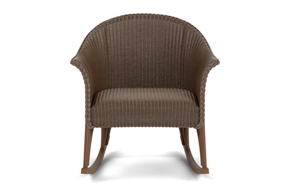 Lloyd Flanders All Seasons Lounge Rocker with Padded Seat in Bark