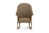 Lloyd Flanders All Seasons High Back Porch Rocker with Padded Seat in Fawn
