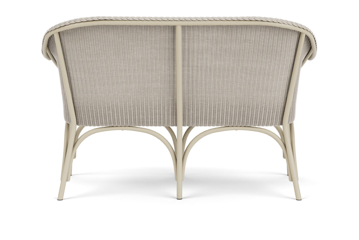 Lloyd Flanders All Seasons Settee with Padded Seat in Linen, view 7