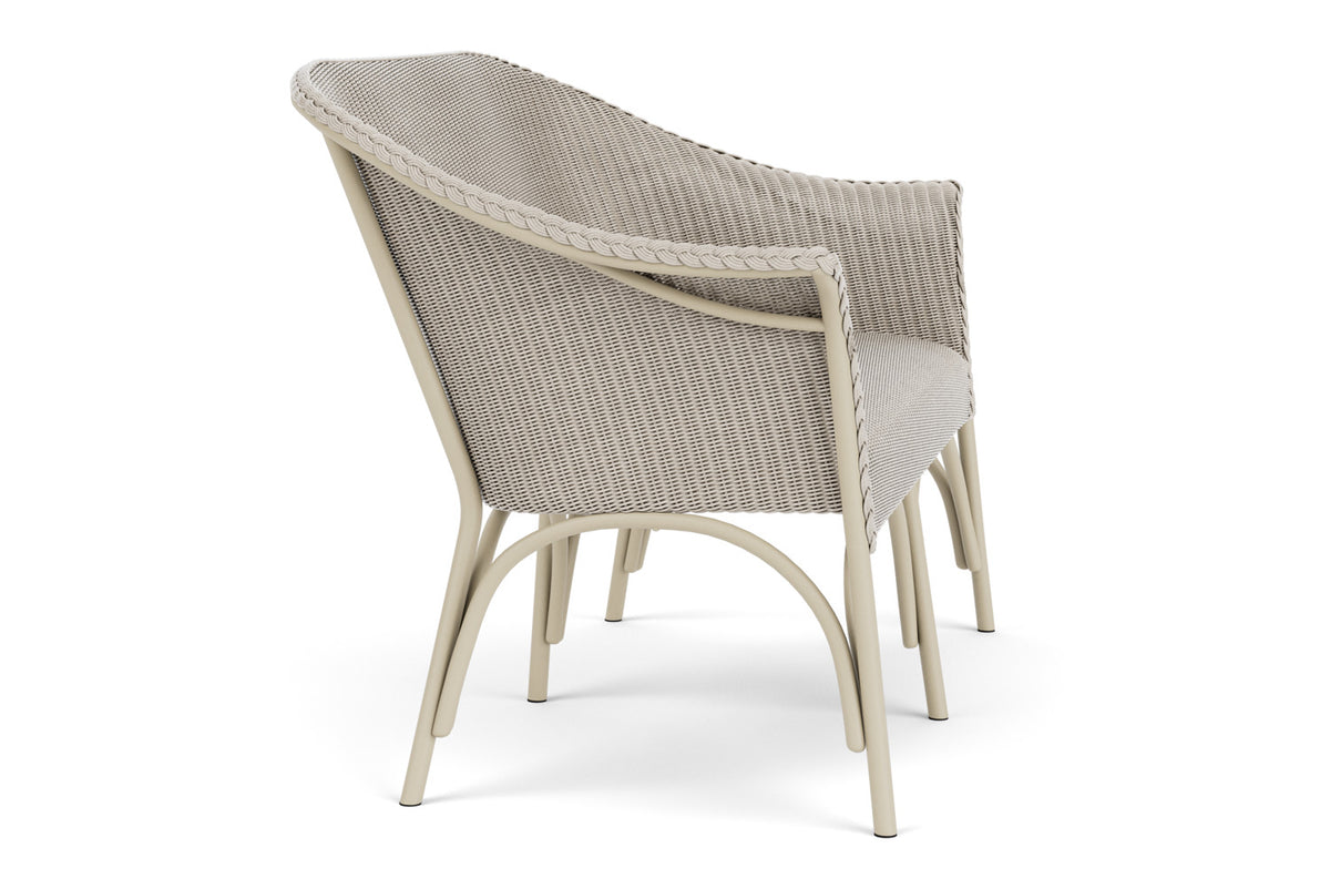 Lloyd Flanders All Seasons Settee with Padded Seat in Linen, view 4