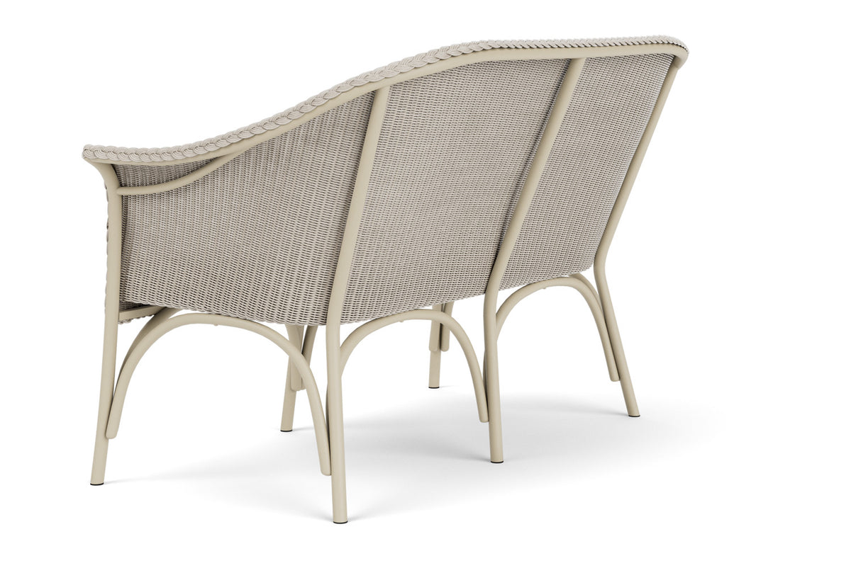Lloyd Flanders All Seasons Settee with Padded Seat in Linen, view 8
