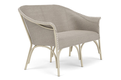 Lloyd Flanders All Seasons Settee with Padded Seat in Linen, view 3