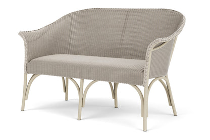 Lloyd Flanders All Seasons Settee with Padded Seat in Linen, view 10