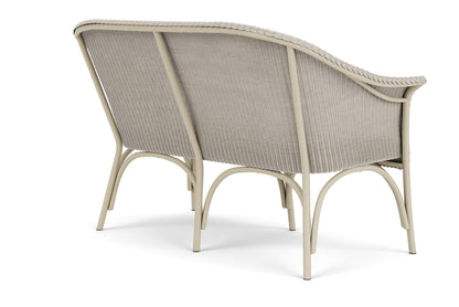 Lloyd Flanders All Seasons Settee with Padded Seat in Linen, view 6